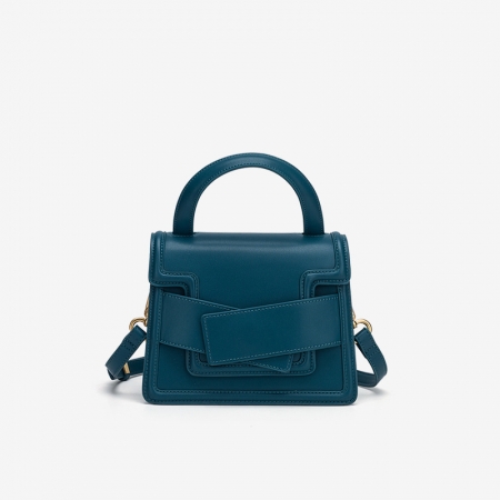 borsa della borsa di colore blu scuro